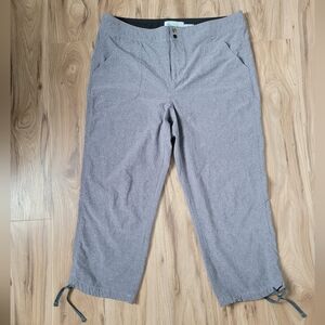 Aventura Black Waistband Pants with Gray Lining